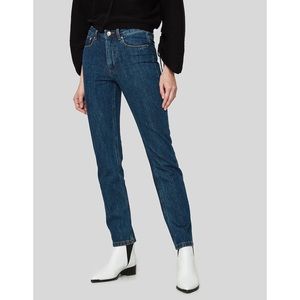 New APC Jean droit straight leg jeans in Indigo Delave Size 25